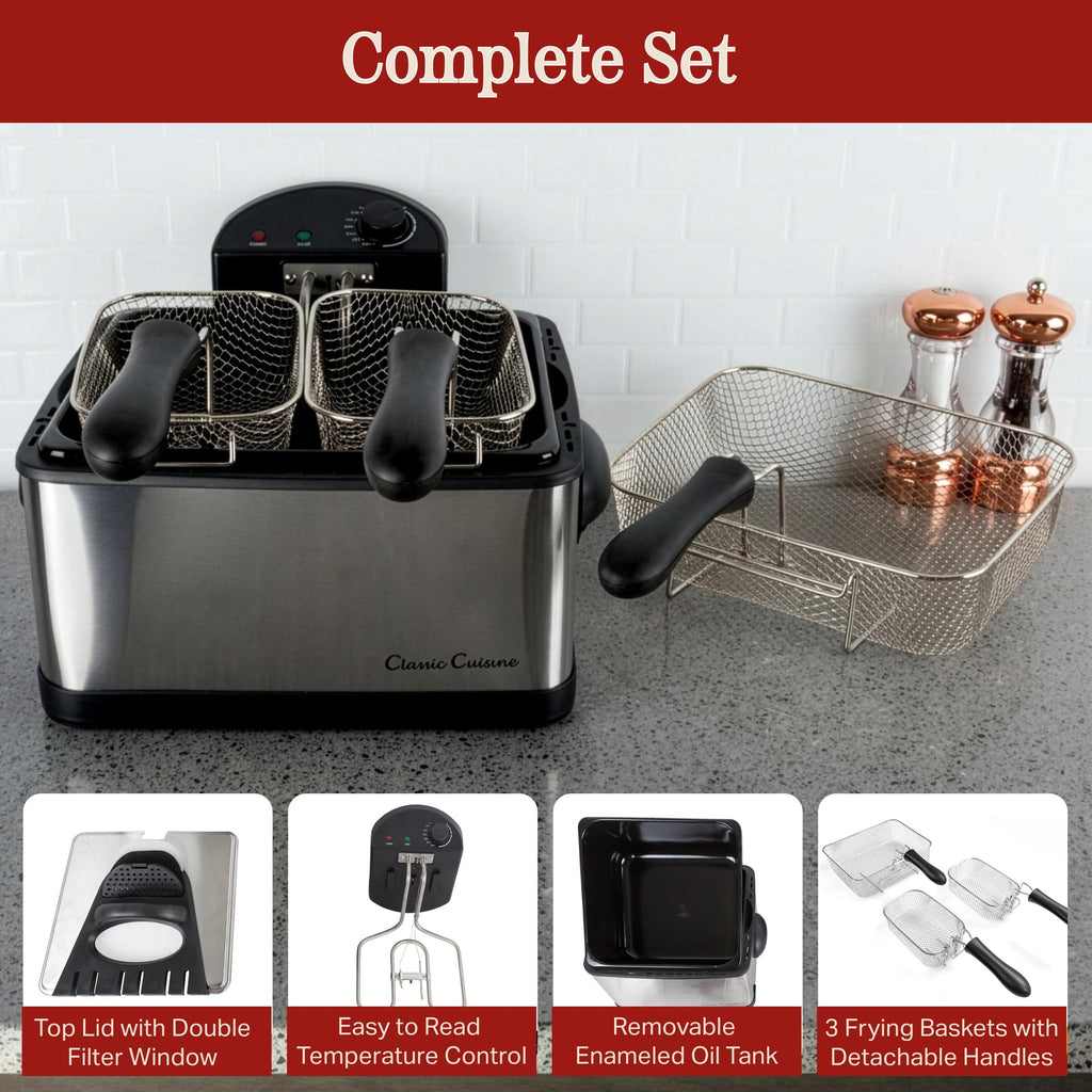 4L Electric Oil Fryer E161