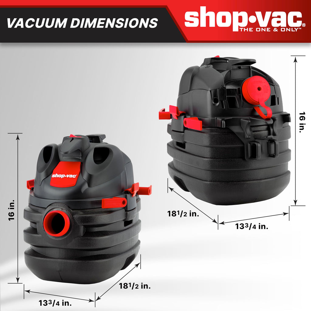 5 Gallon 6.0 Peak HP Portable Wet/Dry Vacuum V2139