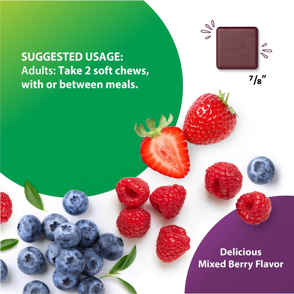 Beet Root Soft Chews Supplement 500 mg 60 Count H9083