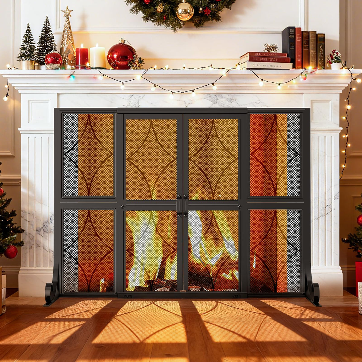 Fireplace Screen with Sliding Doors G41516
