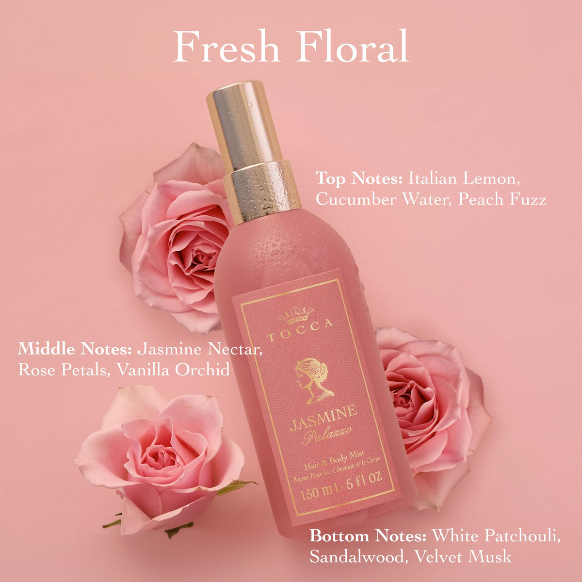 Jasmine Hair & Body Fragrance Mist I735