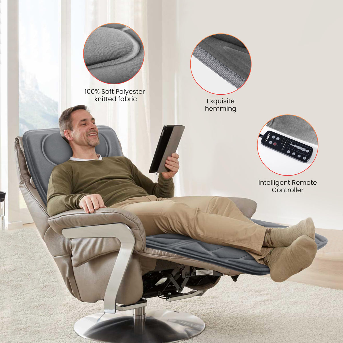 Full Body Massage Mat with Heat I9234