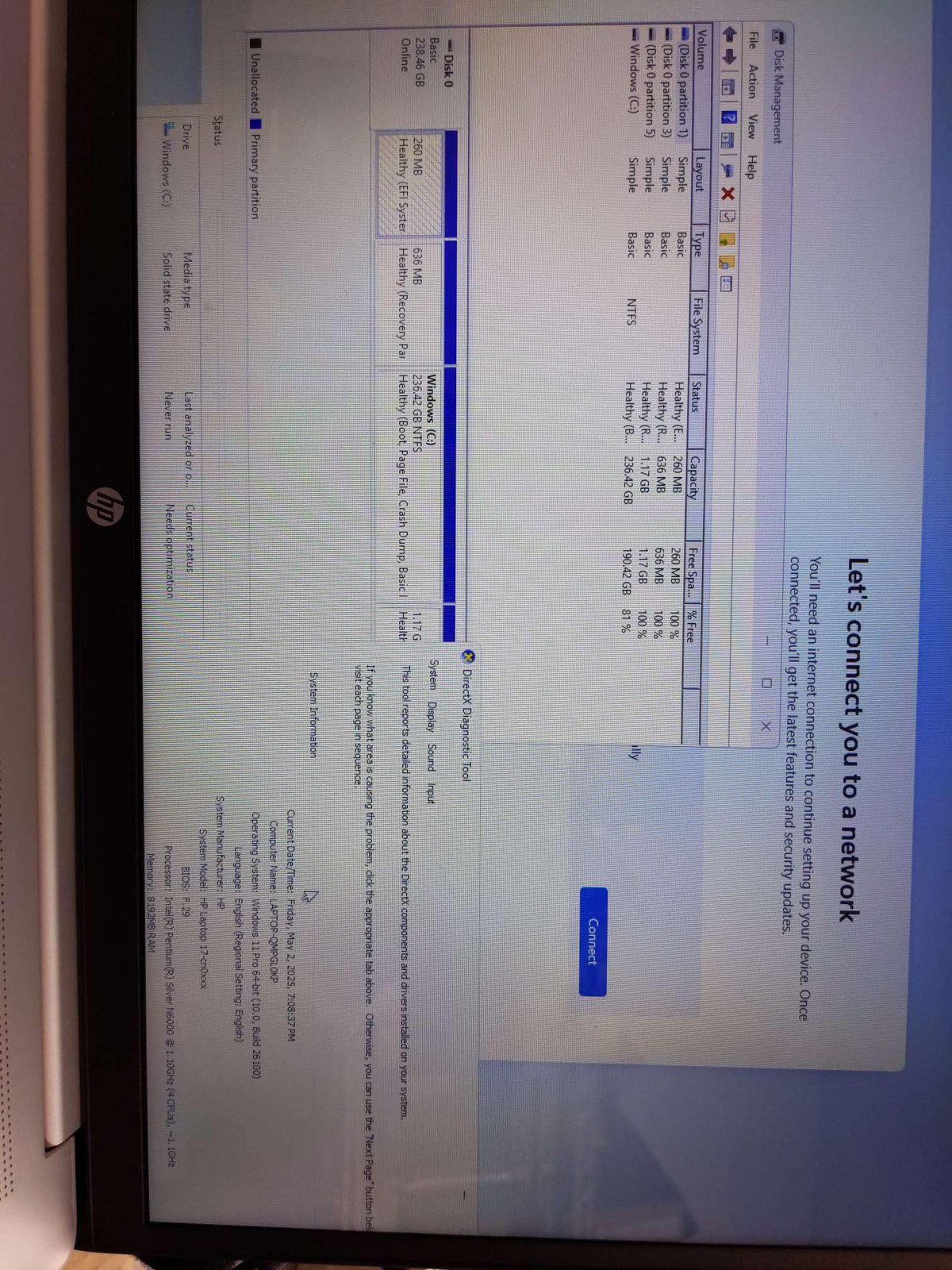 17.3" Touchscreen HD+ Business Laptop, Intel Pentium Silver N5030, 8GB DDR4 RAM, 256GB SSD, Windows 11 Pro P4481