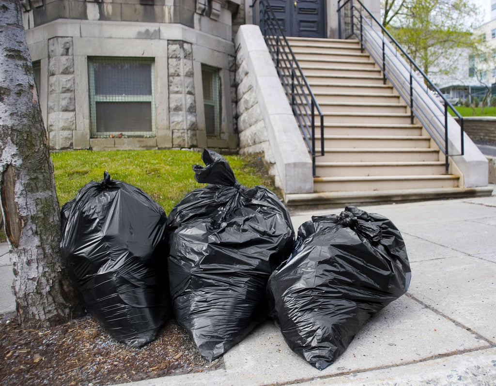 55 Gallon 3 Mil Black Contractor Garbage Bags W653