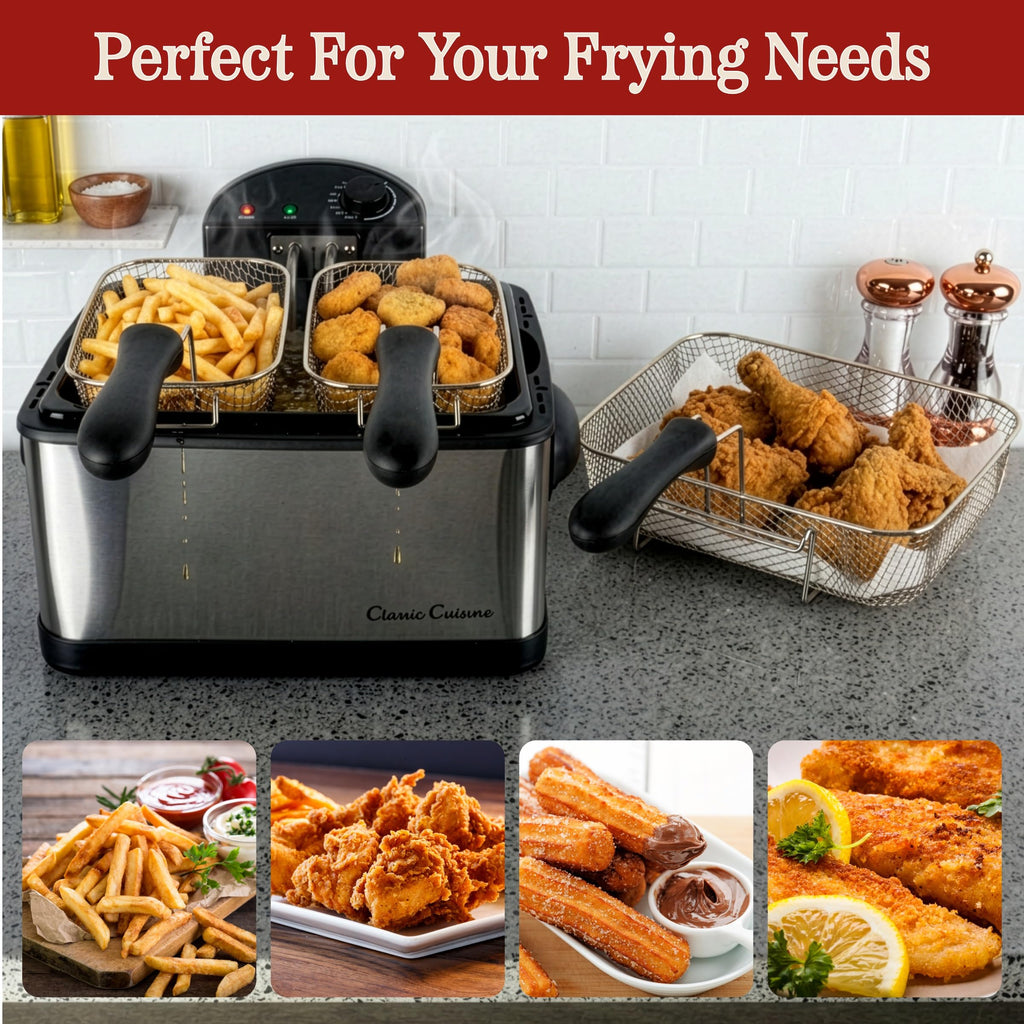 4L Electric Oil Fryer E161