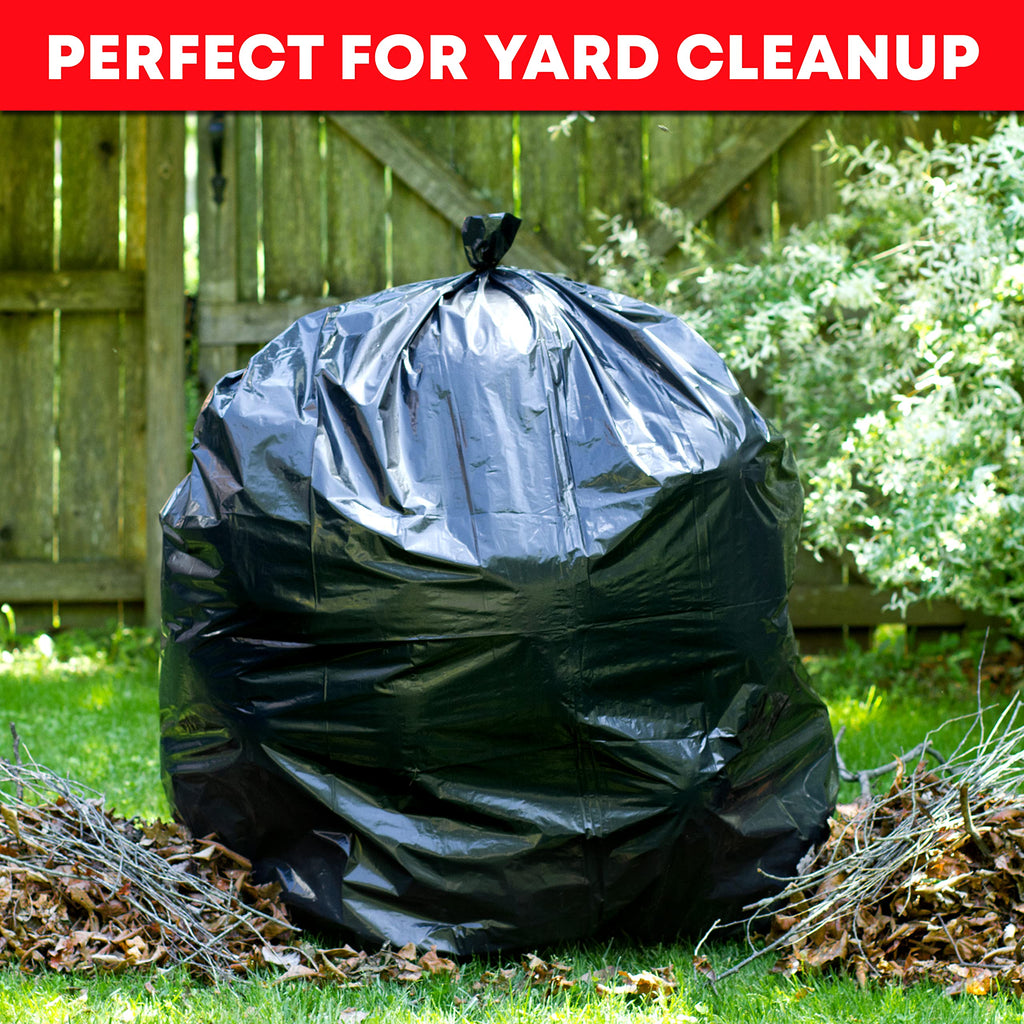 55 Gallon 3 Mil Black Contractor Garbage Bags W653