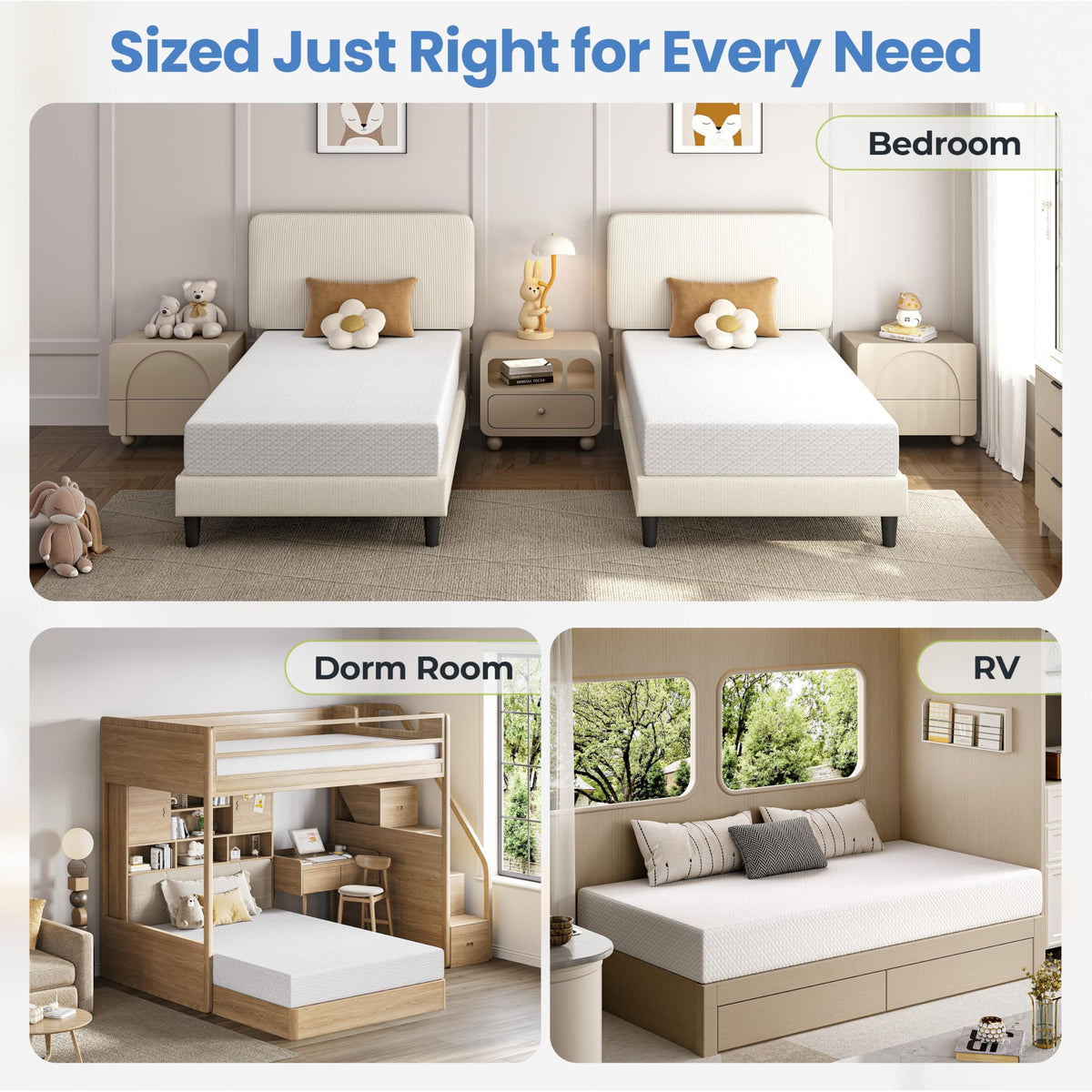 8 Inch Gel Memory Foam Mattress R1531